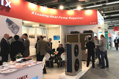PHNIX präsentiert auf ISH in Frankfurt seine neue R32-Inverter-EVI-Wärmepumpe mit ErP-Klasse A++ 1